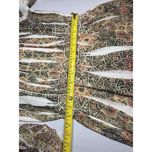 Unity World Wear Women's Boho Dress Size Small Elastic Waist - Picture 6 of 7